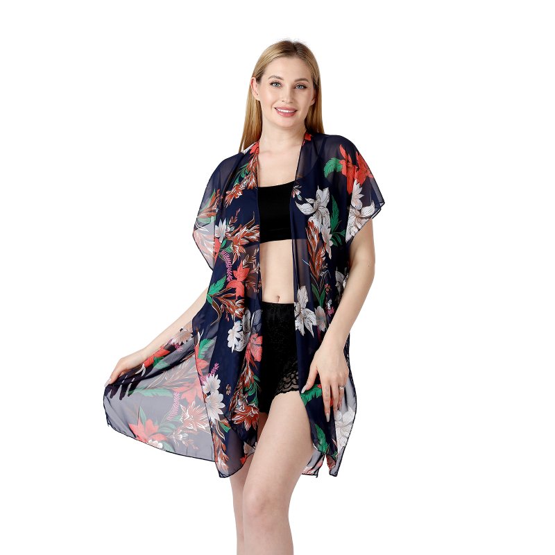 FloralMirage Kimono Shrug