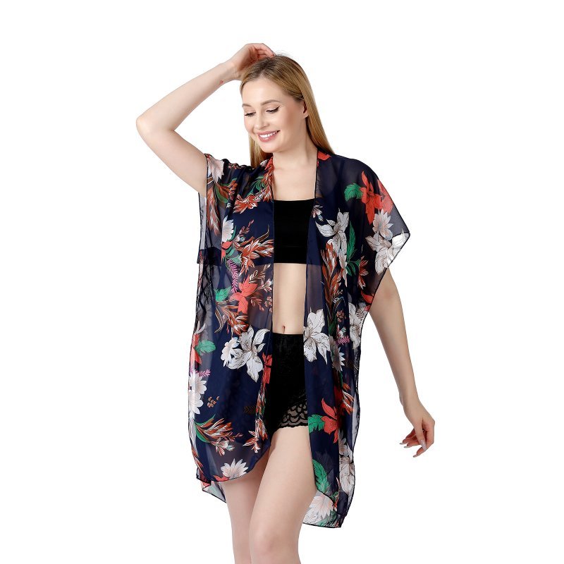 FloralMirage Kimono Shrug