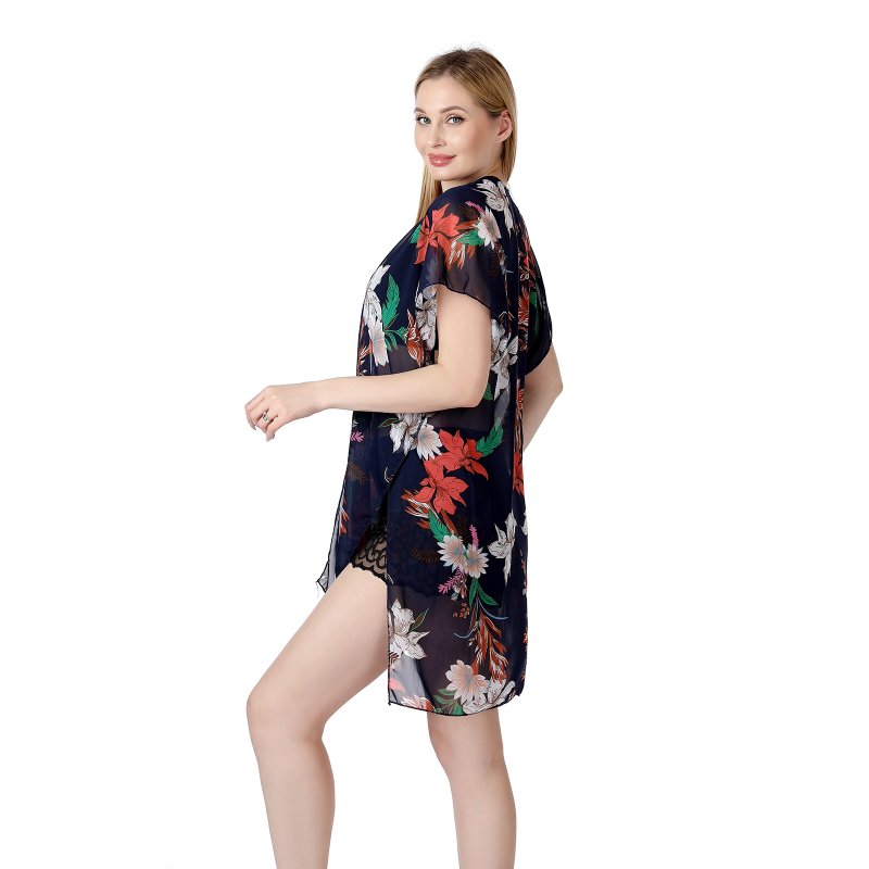FloralMirage Kimono Shrug
