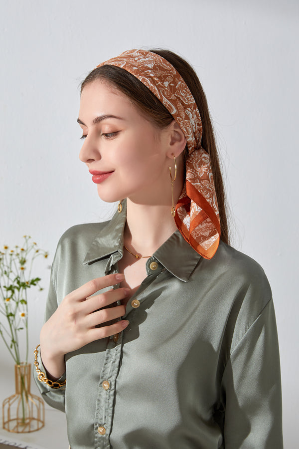 SunsetTrace (70X70 cms)