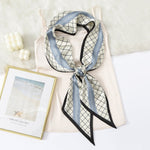 CrossKulture - LuxeTies satin ribbon scarf knot style