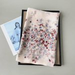 CrossKulture - IvoryWhiff chiffon scarf folded view