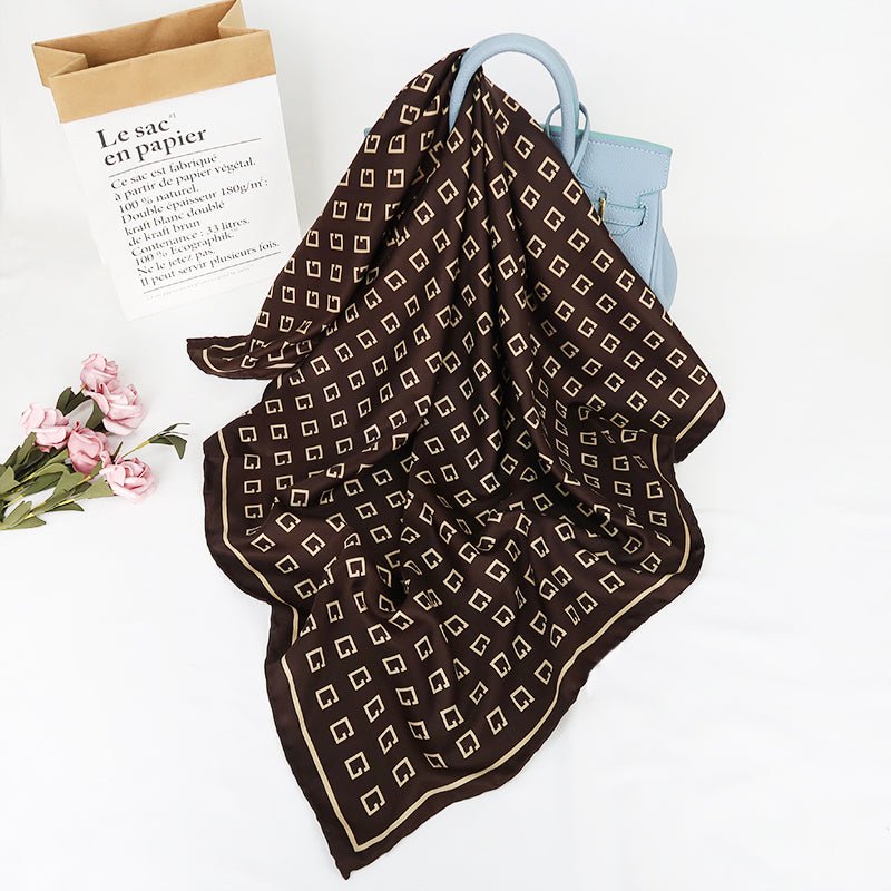 CrossKulture - CubeGallery satin scarf style on handbag