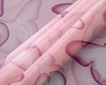 CrossKulture - BlushingWisp Long Chiffon Scarf Pink fabric view