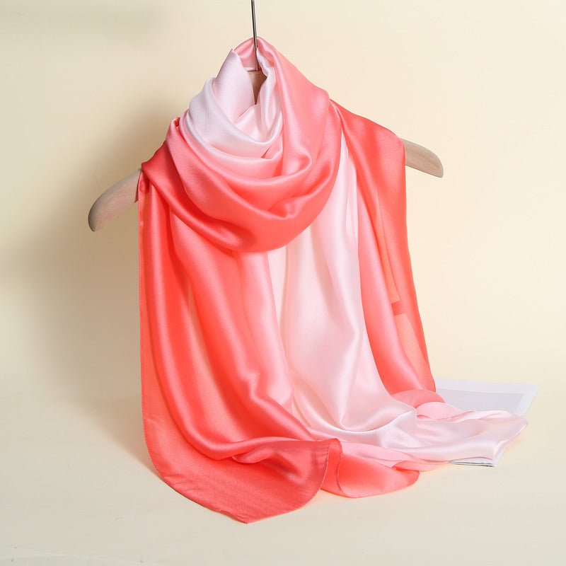 CrossKulture - BlushMist Long Satin Scarf Pink round style hanging view