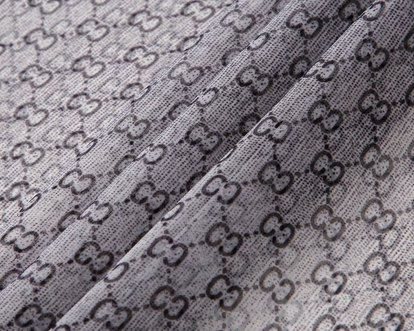 CrossKulture - DarkDrift Long Chiffon Scarf Grey fabric view