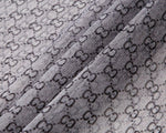 CrossKulture - DarkDrift Long Chiffon Scarf Grey fabric view