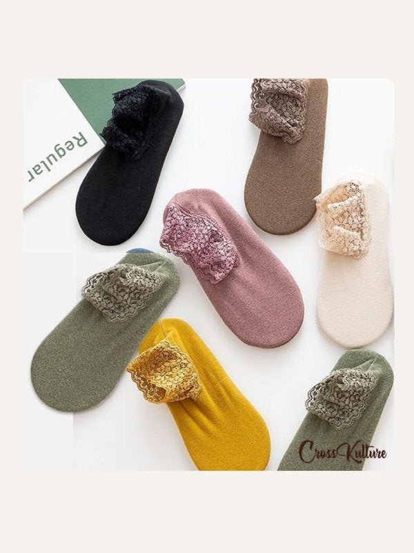 CrossKulture - ankle CozyCuddle solid socks lifestyle view