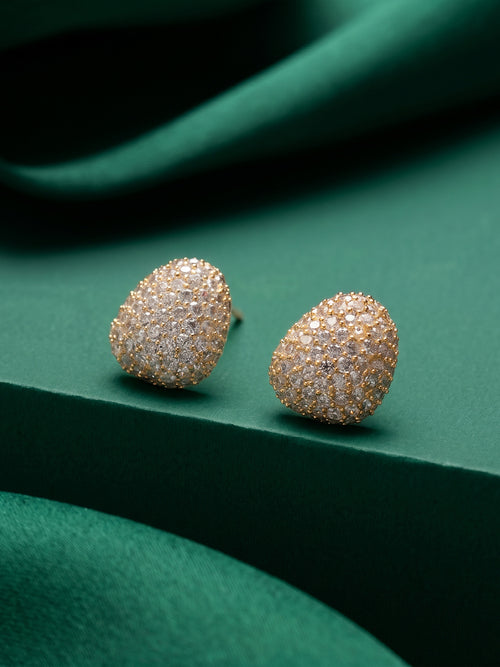 LuxeOrbit Ear Stud Single Gold