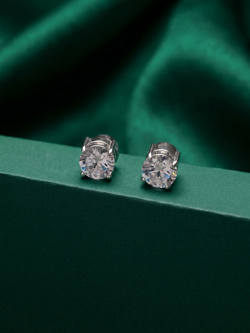 LunaLustre Ear Stud Single Silver