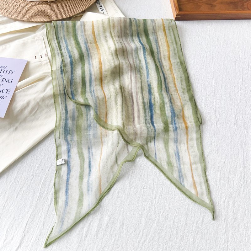 ForestDrift Chiffon Ribbon Scarf