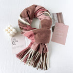 FrostCheck Cashmere CheckeredScarf