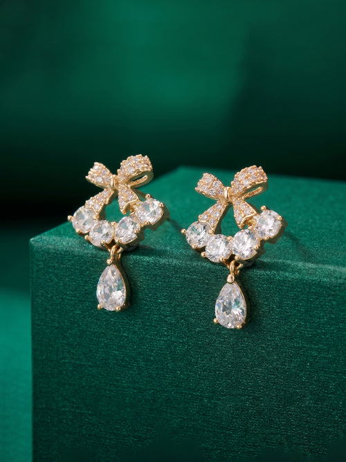 SatinSpark Ear Stud Single Gold
