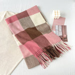 FrostCheck Cashmere CheckeredScarf