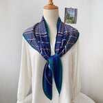 CrossKulture - TrianglePrism satin scarf styled on mannequin