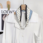 CrossKulture - AquaFlair satin jewellery scarf on hanger