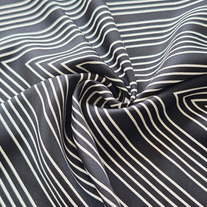 TriangleCrossing Triangle Satin Scarf Black