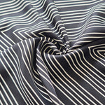 TriangleCrossing Triangle Satin Scarf Black