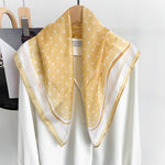 NetCharm Yellow Gauze Square Scarf