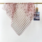 NetVibe Pink Gauze Square Scarf