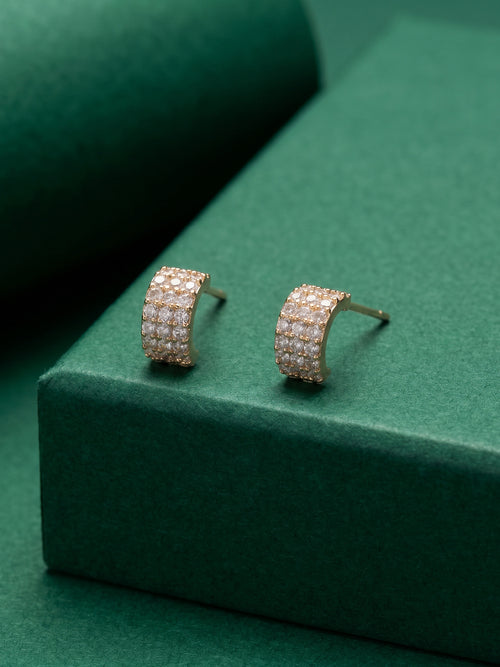 GraceGleam Ear Stud Single Gold
