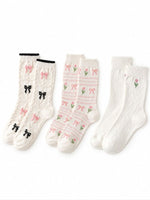 SoleMagic White Crew Socks Combo Pack of 3