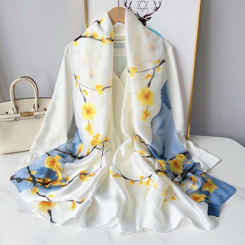 CrossKulture - CottonKiss Long Satin Scarf hanger view