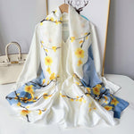 CrossKulture - CottonKiss Long Satin Scarf hanger view