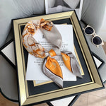 CrossKulture - AnimalPlanet short satin scarf knot style view