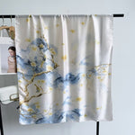CrossKulture - BlueWhisper scarf full front open view