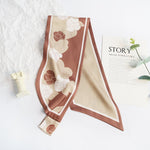 CrossKulture - MochaBloom satin neck scarf
