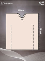 CrossKulture - OceanThread - Women's Cotton Linen Feel Kaftan Dress model size image