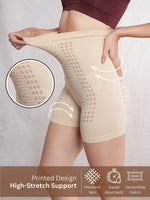 CrossKulture - SnatchShorts Seamless Tummy Control Shapewear Shorts beige side view