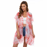 CoralWaves Kimono Shrug