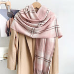 FrostTweed Cashmere Checkered Scarf