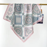 CottonCharm Cotton Pink Square Scarf