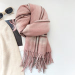 FrostTweed Cashmere Checkered Scarf