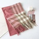 WinterCheck Cashmere Checkered Scarf