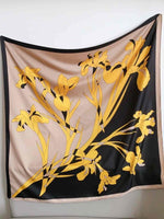 CrossKulture - SunnyFlora satin scarf full view