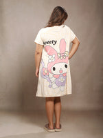 PlayfulScribble Printed Long Tees