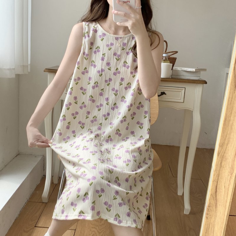 ChicRetreat Sleeveless Lounge Dress