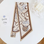 CrossKulture - GoldenKeys neck satin scarf