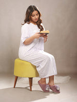 CamelliaCalm Floral Printed Night Gown