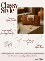 CrossKulture - DashingCarry lightweight long wallet infographic image showing features