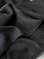 CrossKulture - CarbonBlack viscose scarf in black fabric detailing