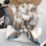 BrocadeTapestry Multicolour Jacquard Square Scarf