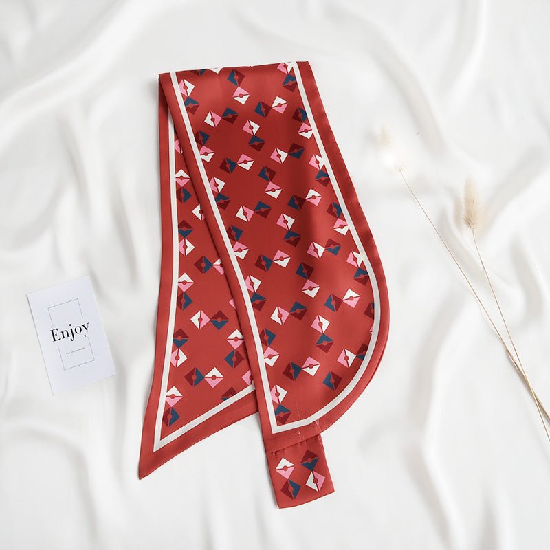CrossKulture - RedKites neck satin scarf