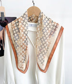 NetFlow Creme Gauze Square Scarf