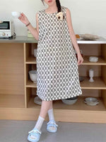 CrossKulture - CozyChic Sleeveless Lounge Dress front model view