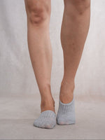 SolePlay Grey No show Socks combo pair of 4
